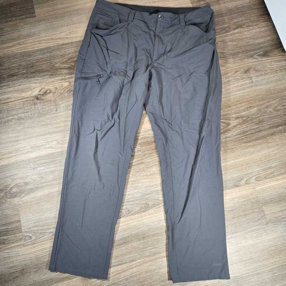 Patagonia Quandary Pants Mens 40 Gray Hiking Outdoor Stretch Worn Wear Regular
